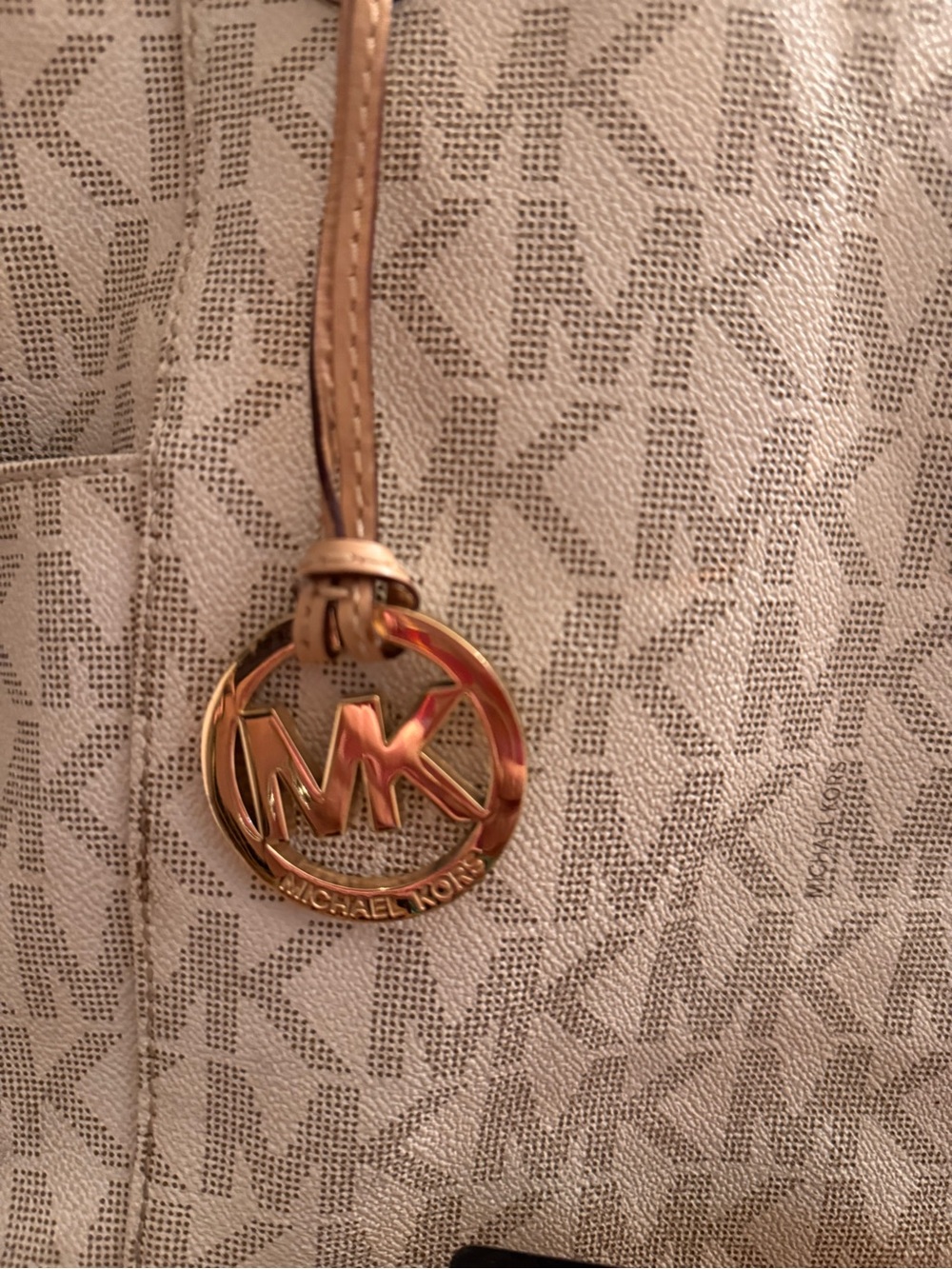 Michael Kors Logo Tote with Matching Wallet - Picture 3 of 16